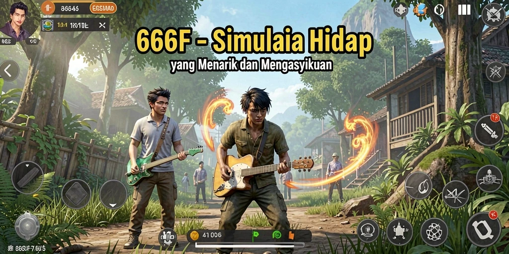 Gameplay menarik dari 666F dengan pengalaman simulasi yang mendalam.
