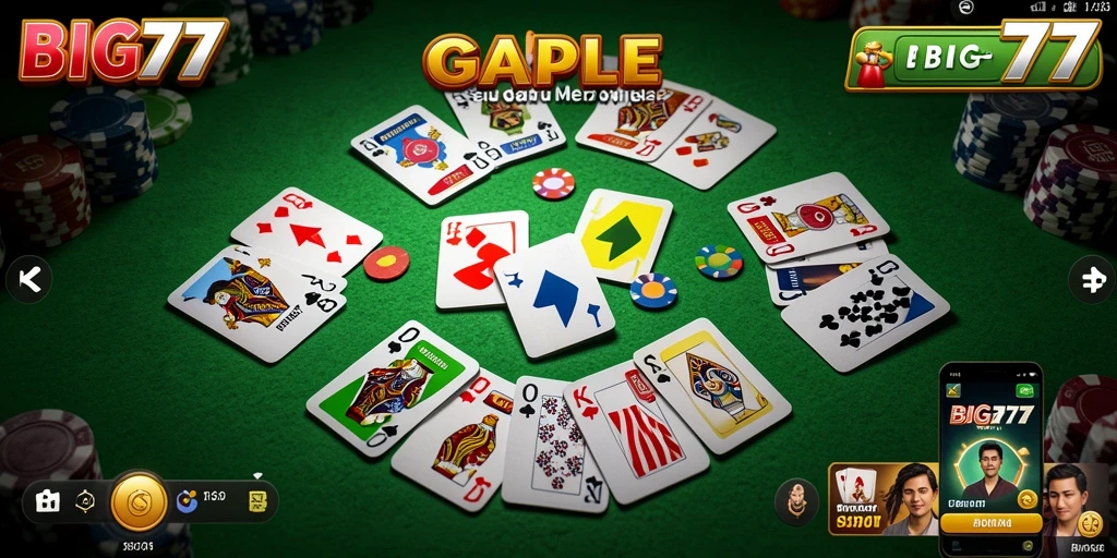 Tampilan gameplay seru dan menantang dari BIG77.