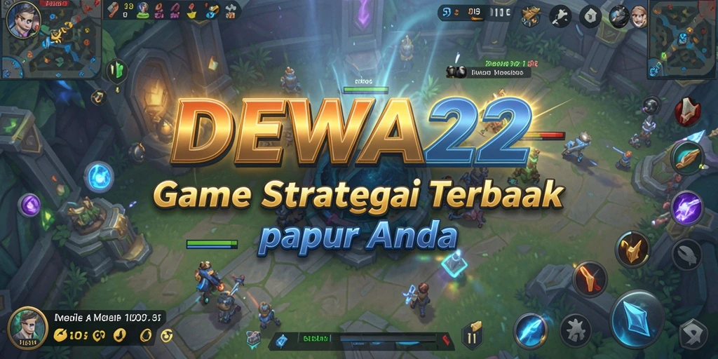 Screenshot gameplay DEWA22 yang menunjukkan aksi strategis yang menegangkan.