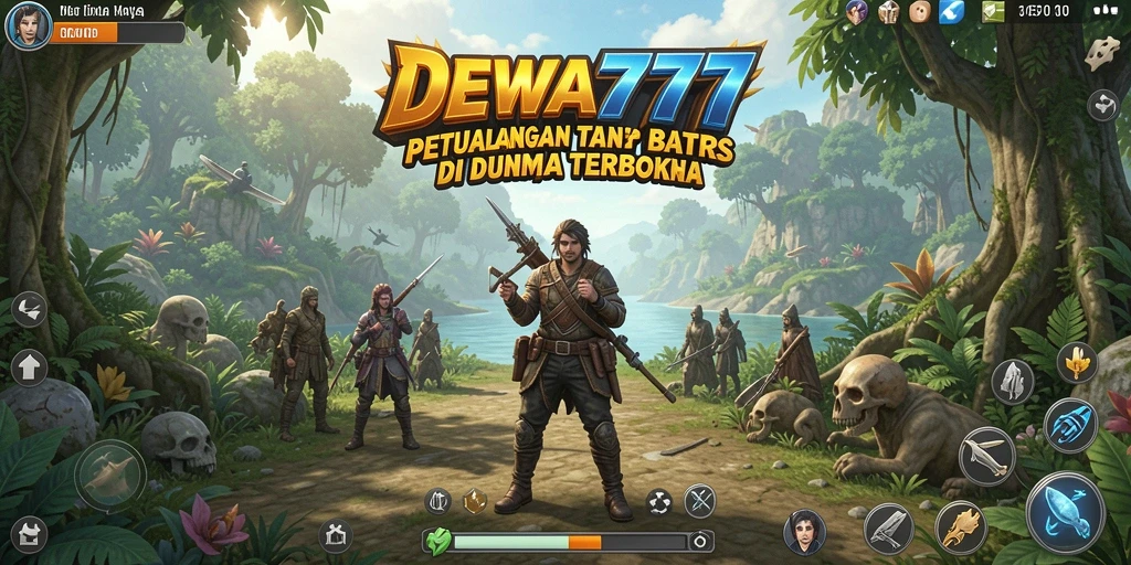 Screenshot DEWA777 menunjukkan petualangan epic di dunia terbuka.