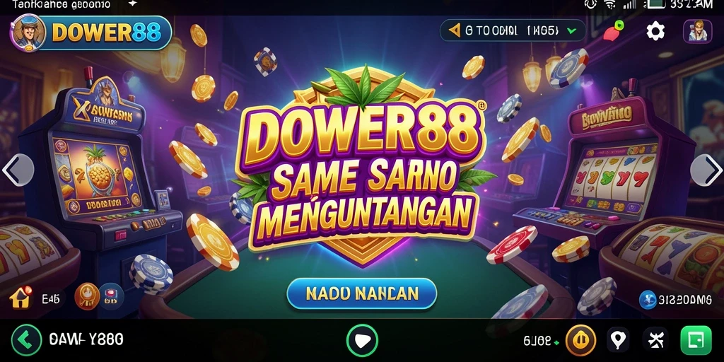 Tampilan bermain DOWER88 yang menarik dalam permainan kasino.