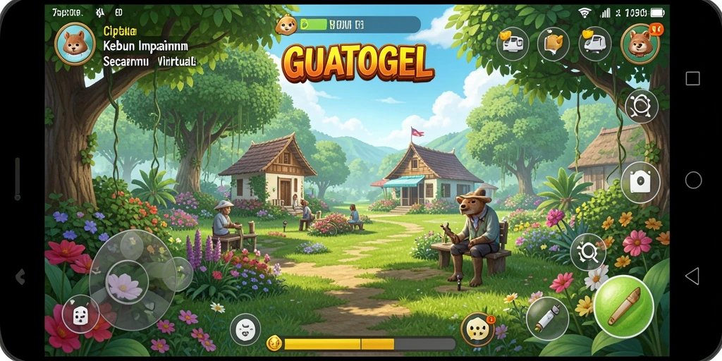 Gameplay GUATOGEL yang menarik dan penuh warna.