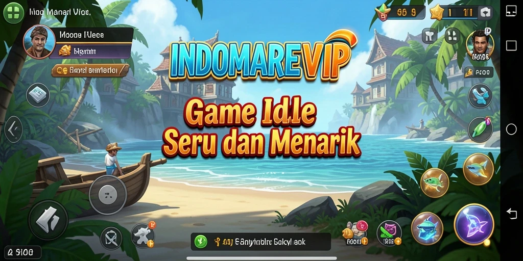 Tampilan menarik dari gameplay Idle di INDOMAREVIP.