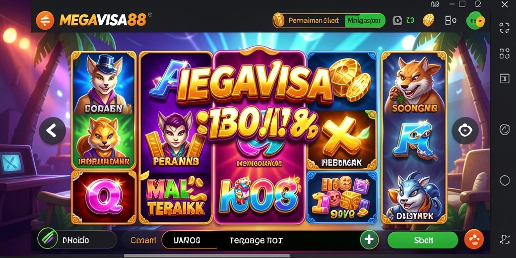 Tampilan gameplay mengasyikan dari MEGAVISA88 yang menarik perhatian.