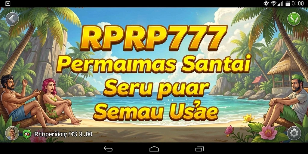 Tampilan gameplay RPRP777 yang ceria dan menarik.