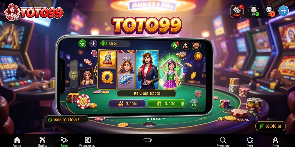 Tampilan utama gameplay TOTO99 dengan fitur kasino yang menarik.