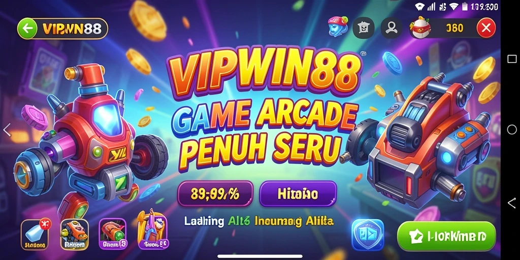 Tampilan gameplay seru dan interaktif dari VIPWIN88.